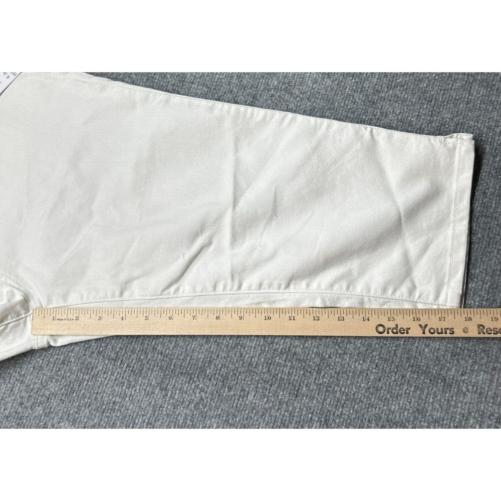 D Jeans Capri Pants Womens 14 White High Waist Modern Fit High Waist Solid New - Picture 9 of 13